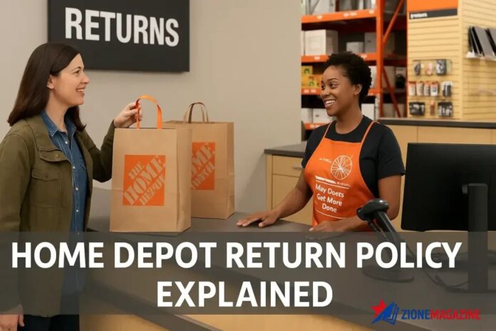 home depot return policy